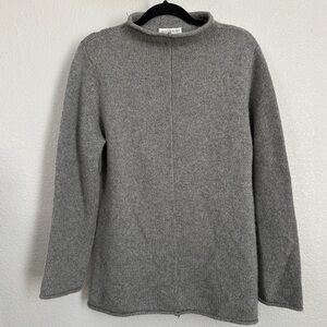 HUGO BUSCATI | 100% Cashmere Mock Turtleneck Pullover Sweater SZ L
